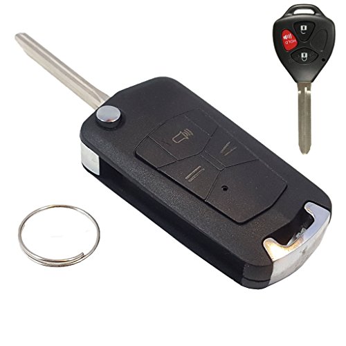 Ri-Key Security New Flip Key Modified Case Shell for Toyota Avalon 2008 Remote Key 3 Buttons Entry by Ri-Key Security