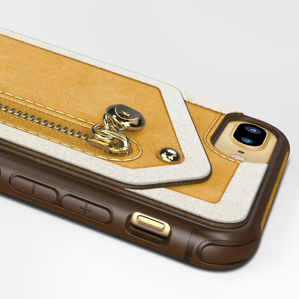 Zizo iPhone 8 Plus / 7 Plus / 6 Plus Case - Nebula with Wallet Zipper Pouch
