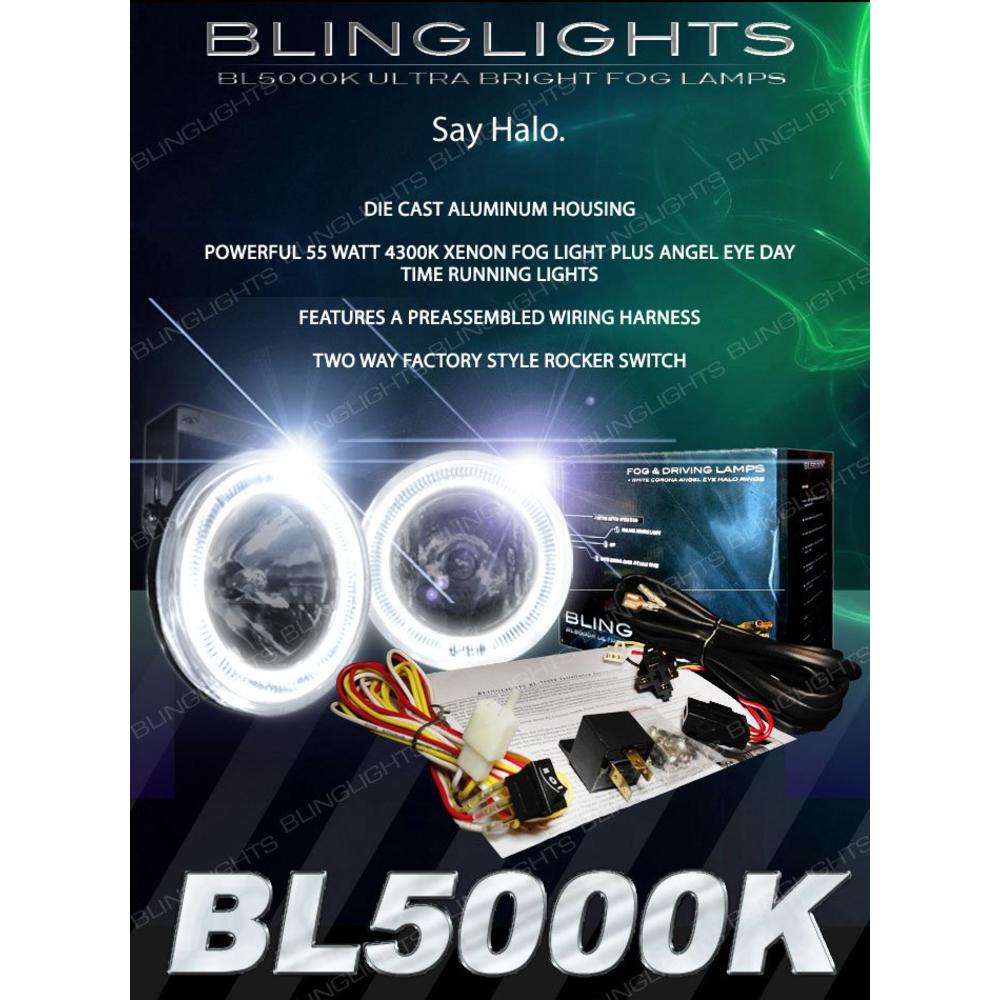 blinglights 2003-2010 Nissan March Halo Fog Lamp Driving Light Kit Angel Eye K12c K12 by BlingLights