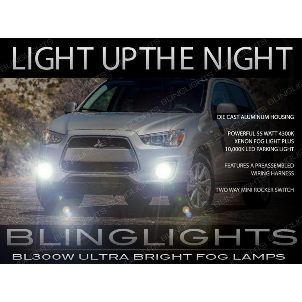 blinglights 2013 2014 2015 Mitsubishi Outlander Sport Fog Lamp Driving Light Kit by BlingLights