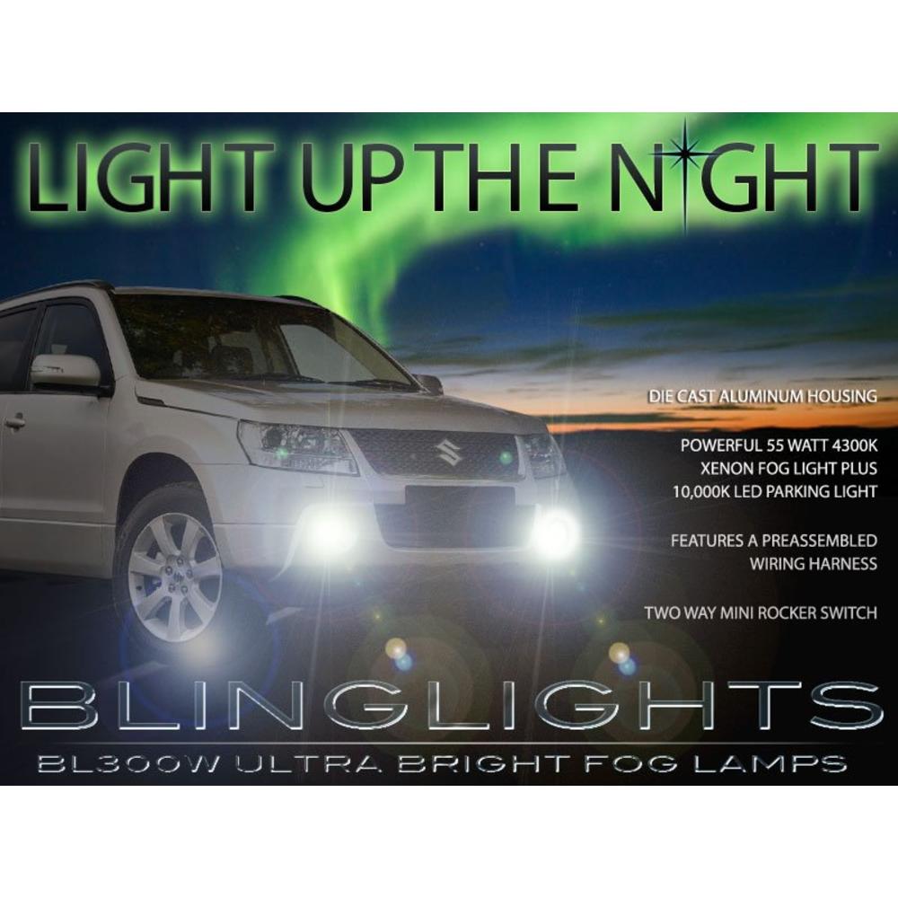 blinglights 2005-2017 Suzuki Grand Vitara Fog Lamps Driving Lights Kit by BlingLights