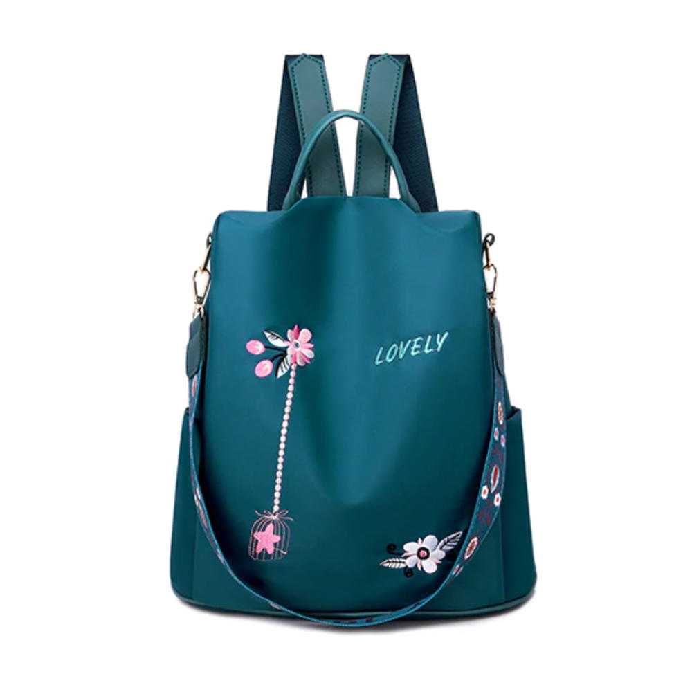 Gifts Are Blue Lovely Oxford Backpack with Anti-theft & Water Resistant Design,  Medium