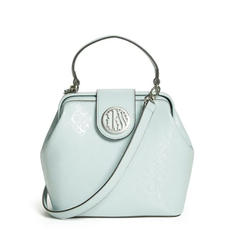 Guess Christi Mini Frame Satchel by Guess, Small, Pale Blue