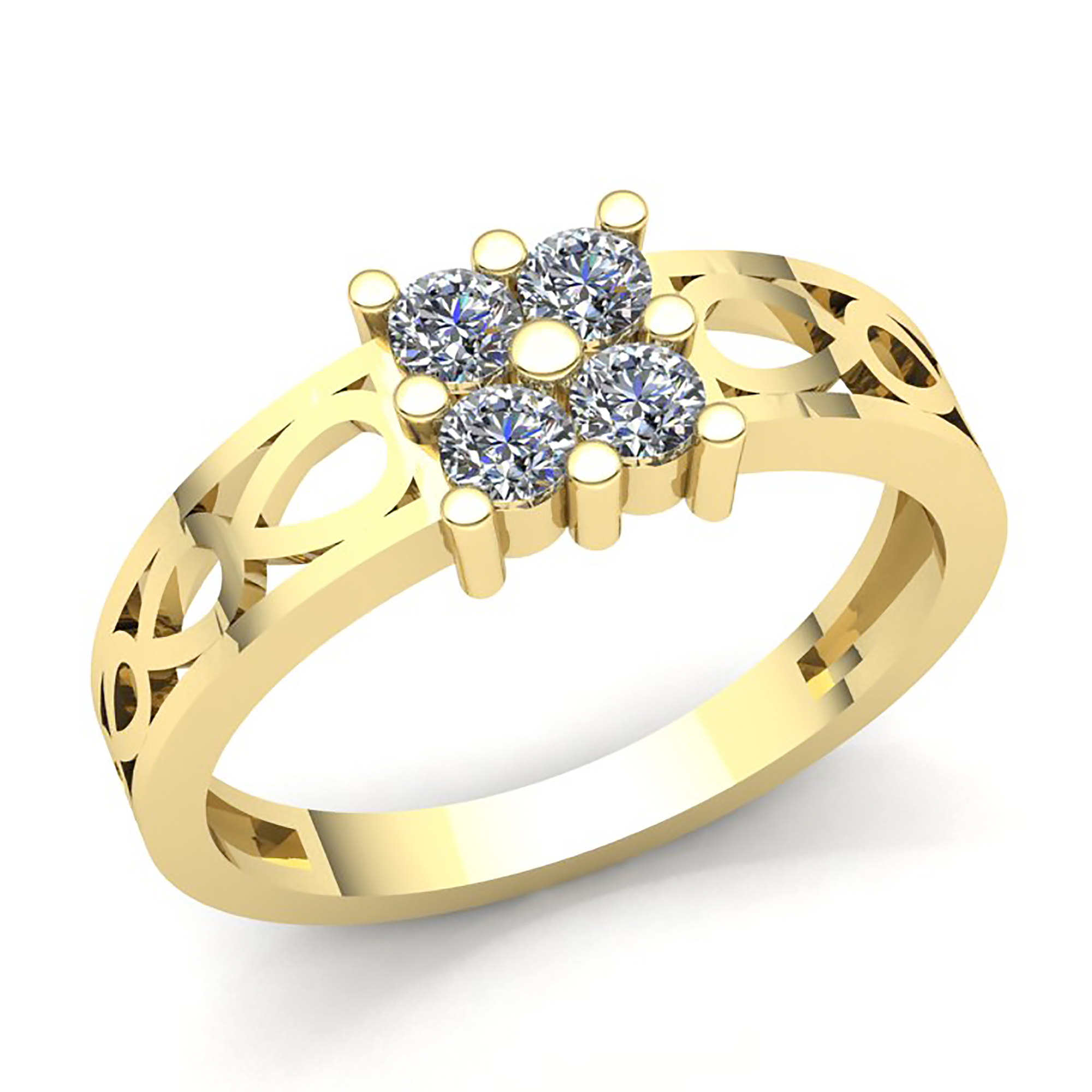 Jewel We Sell Genuine 0.33ct Round Cut Diamond Mens Modern Anniversary Wedding Band Ring Solid 14k Rose, White, or Yellow Gold FG VS