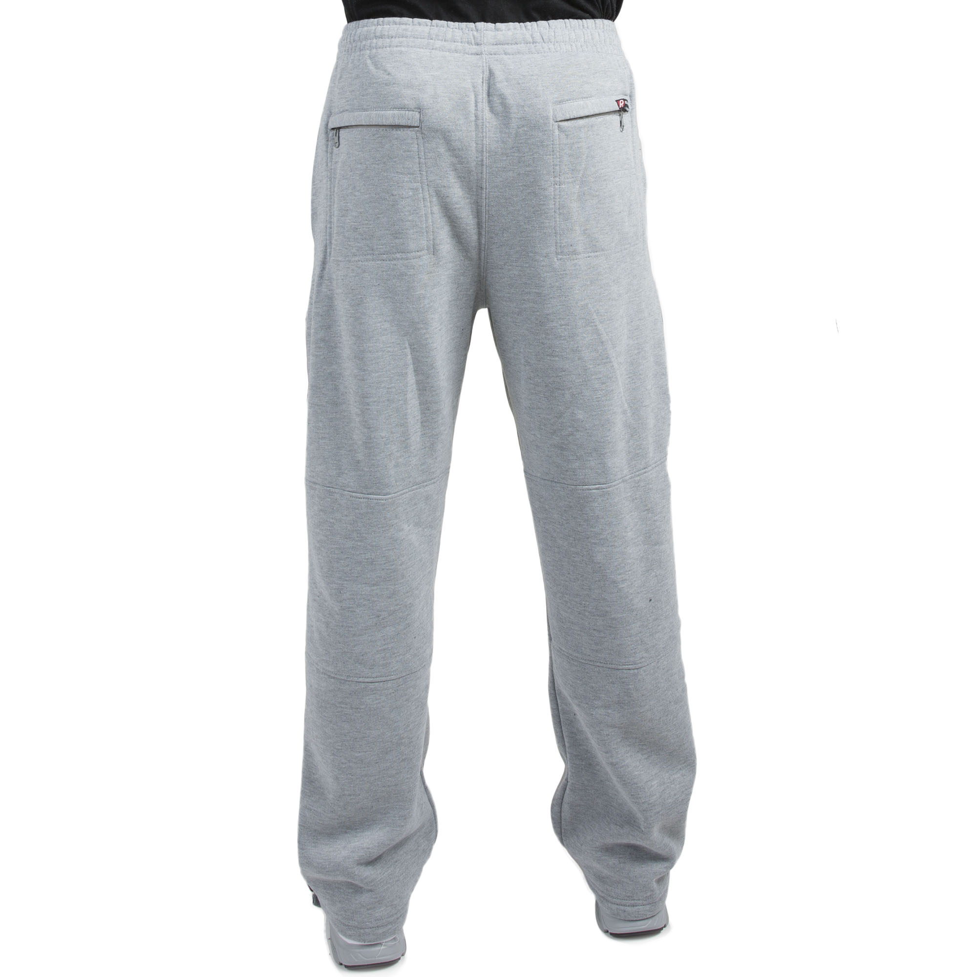 sweatpants pocket pockets zipper open fleece bottom zip vibes heather gray jogger