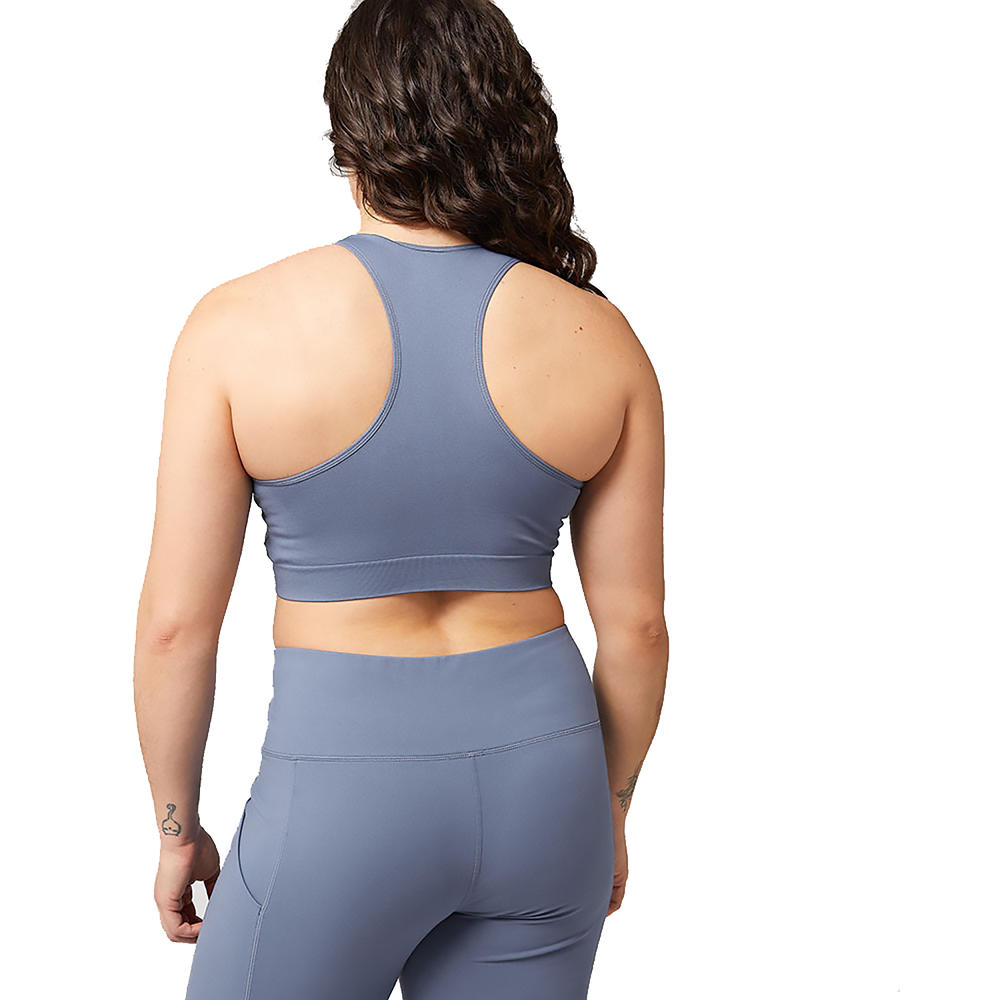 32 Degrees 5 Pack 32 Degrees Cool Women's Fitted Seamless Racerback Sports Bra - Bijou Blue - X-Large