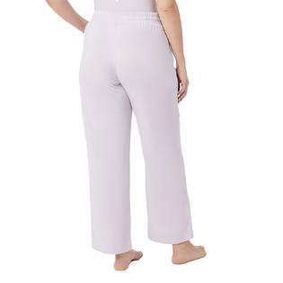 2 Pack 32 Degrees Women's Cool Lightweight Soft Cotton Sleep Pant - Lupin  Violet - Large