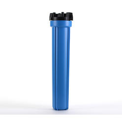 Hydronix HF5-20BLBK34 Water Filter Housing 20" RO, Whole House, Hydroponics - 3/4" Ports, Blue Body