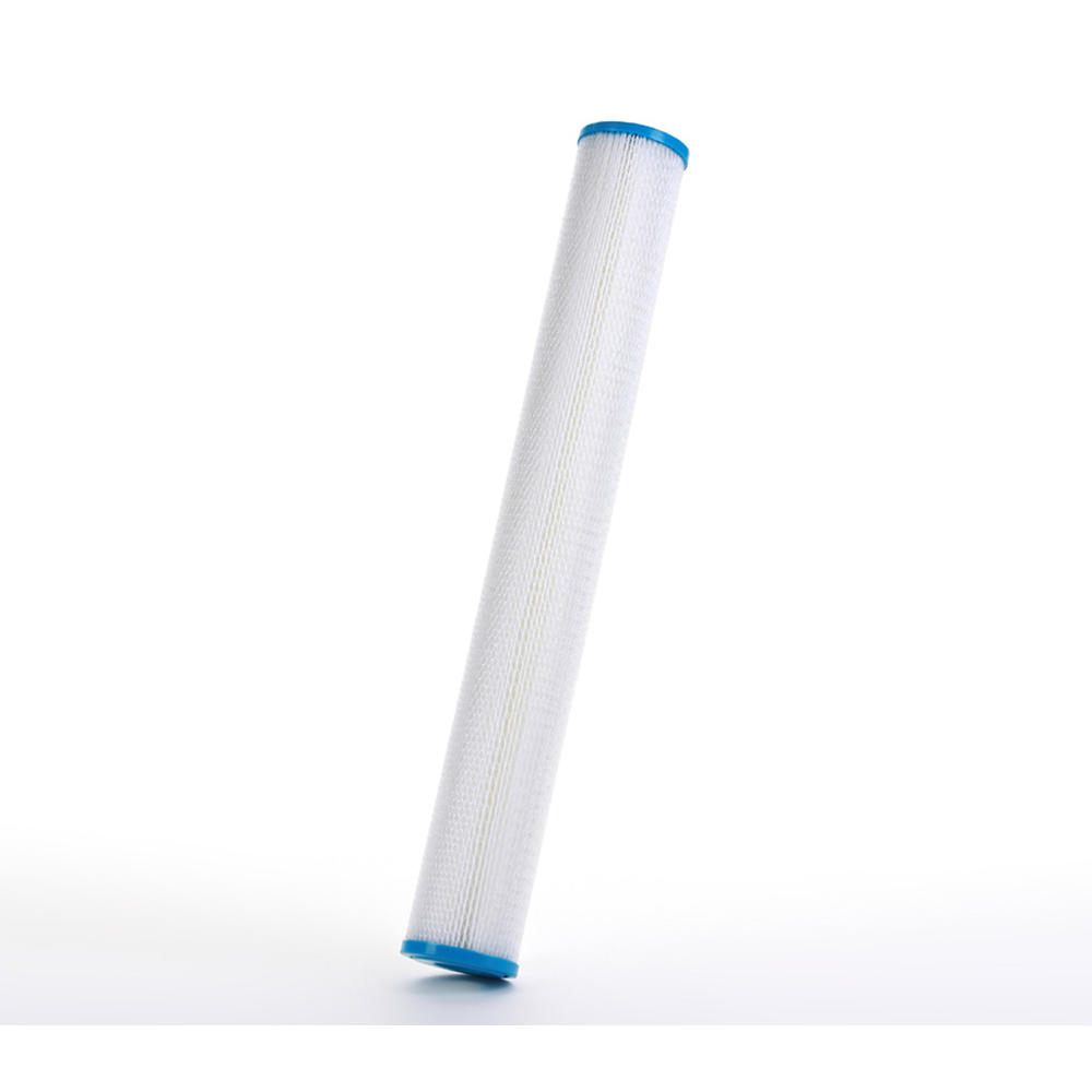 Hydronix SPC-25-2010 Polyester Pleated Sediment Water Filter, Washable & Reusable, 2.5" X 20", 10 micron