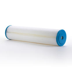 Hydronix SPC-45-2010 Pleated Water Filter Whole House Commercial Industrial Washable and Reusable 4.5" x 20" - 10 micron