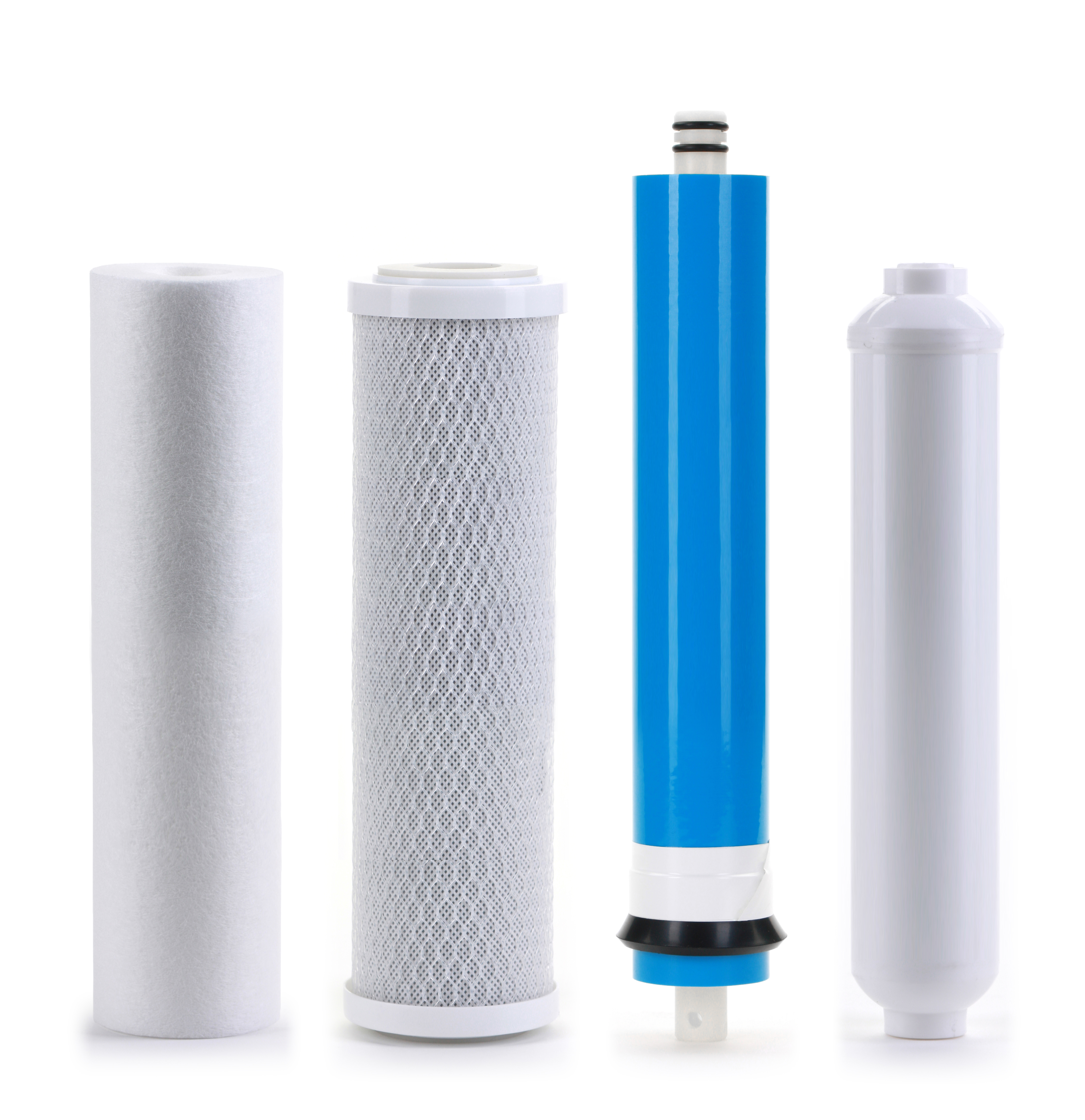 Smart Pack Reverse Osmosis Replacement Filter Set RO Cartridges 4 stage w/ 50 GPD Membrane