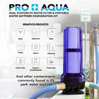PRO+AQUA WS-P-REG-KITV2 Premium Dual RV/Marine Water Softener