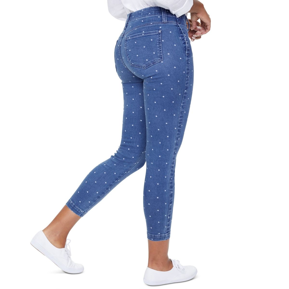 Nydj Women S Polka Dot Ami High Waist Crop Skinny Jeans Nydj Women S Polka Dot Ami High Waist Crop Skinny Jeans