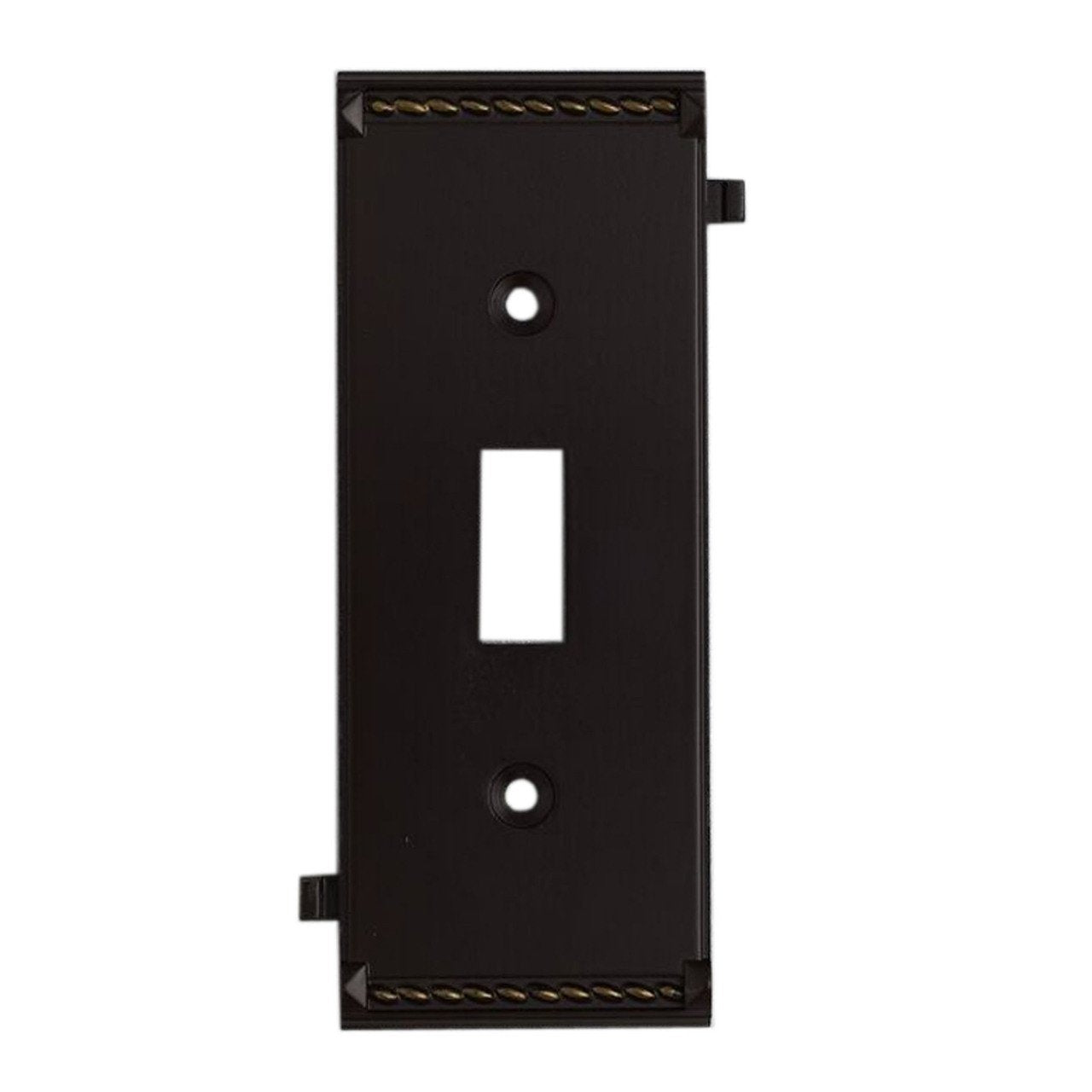Elk Lighting, Inc. New Product ELK Lighting The Clickplates Middle Switch Plate In Aged Bronze 2504AGB Sold By VaasuHomes