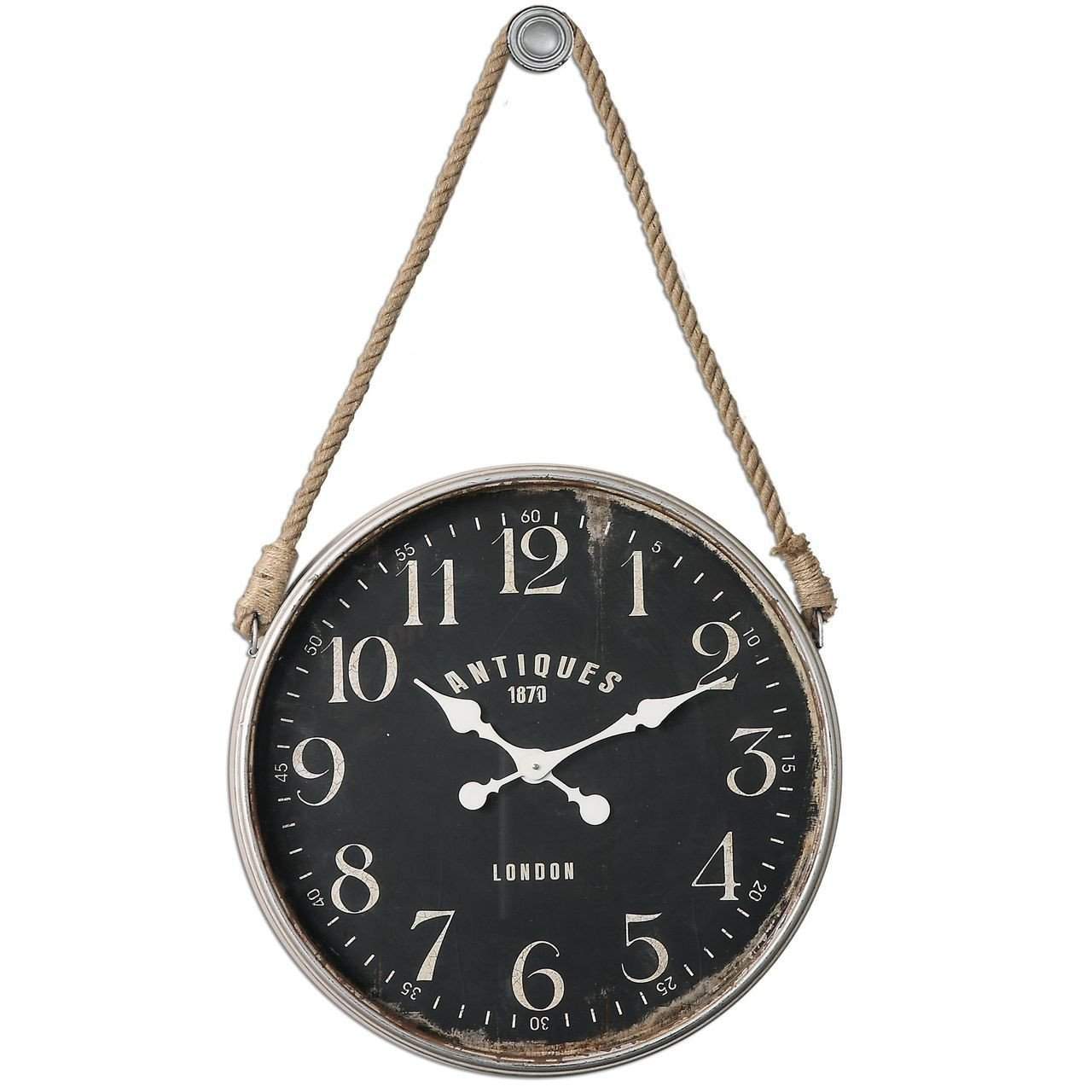 UtterMost New Product  Uttermost Bartram Wall Clock Sold by VaasuHomes