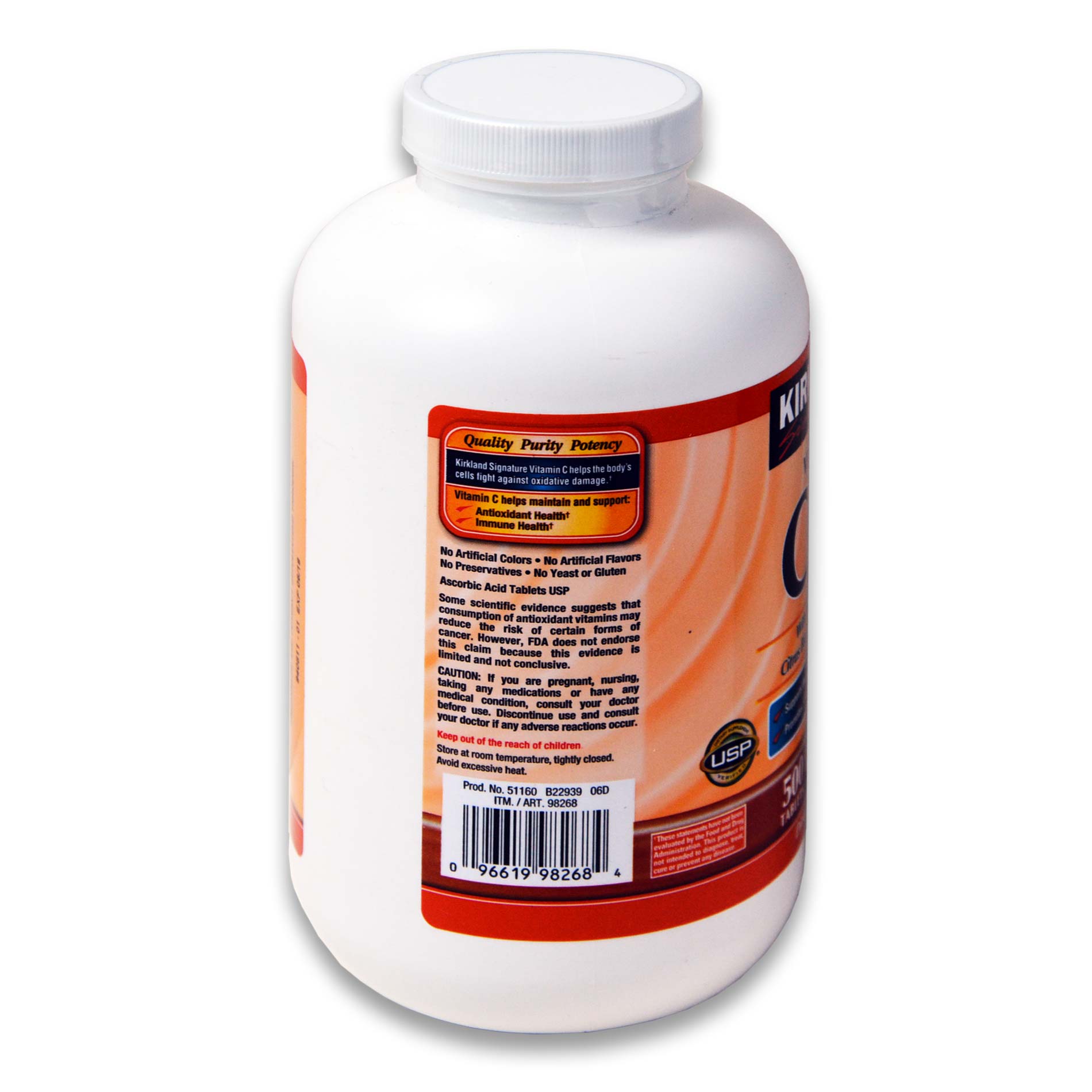 Kirkland Signature Vitamin C 1000mg With Rose Hips 500 Tablets Kirkland Signature Vitamin C 1000mg With Rose Hips 500 Tablets