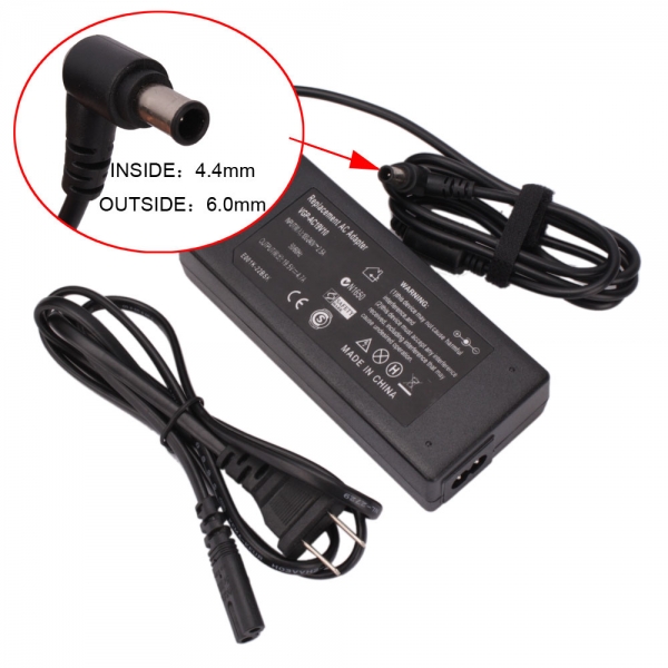 BDs AC Power Adapter Charger For Sony VAIO VGN-FW-390JAS + Power Supply Cord 19.5V 4.7A 90W (Replacement Parts)