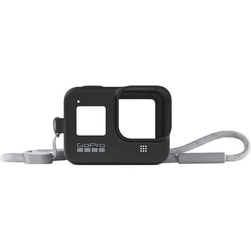 GoPro Silicone Sleeve and Adjustable Lanyard Kit for GoPro HERO8 - Black