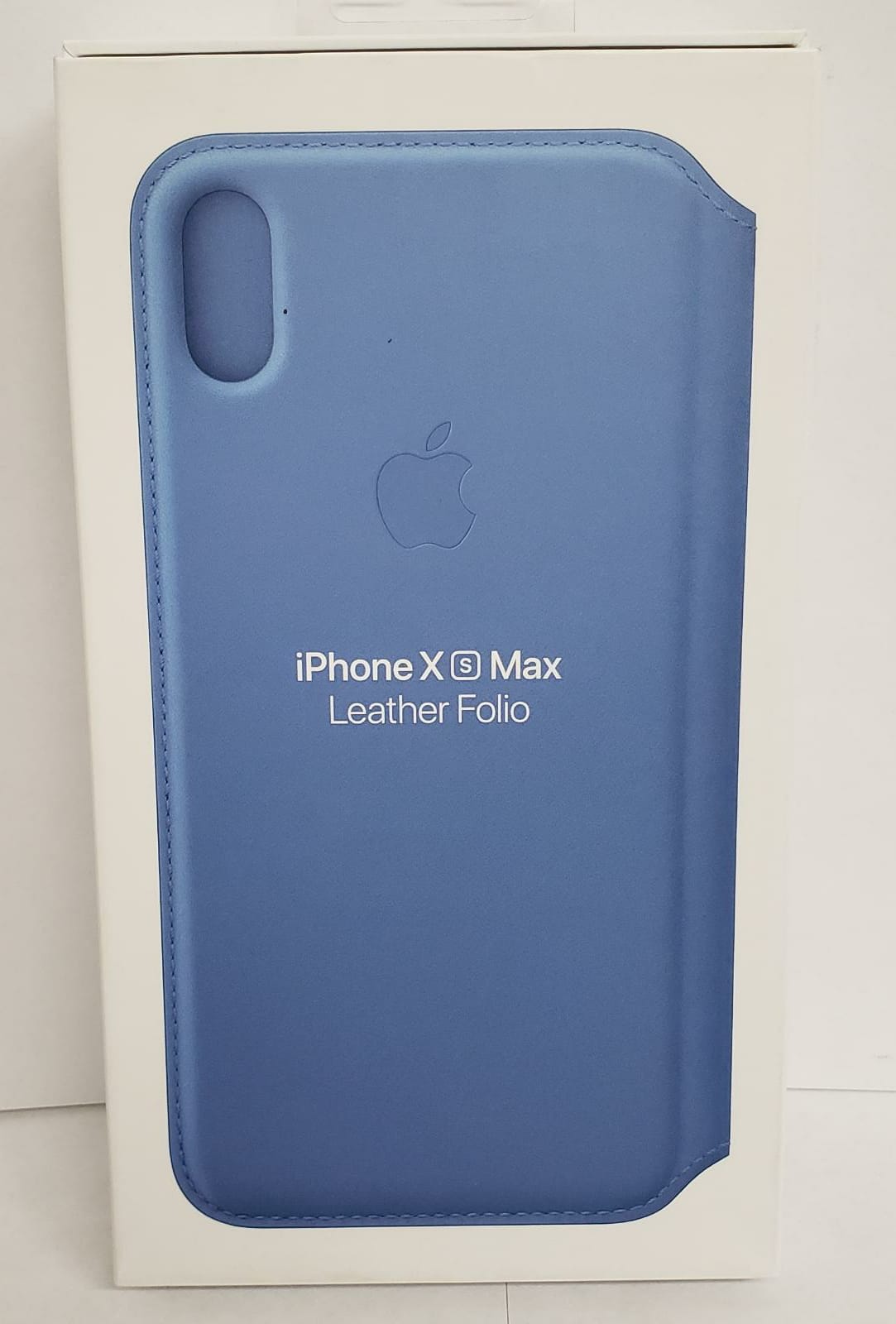 Apple iPhone XS Max Leather Folio - Cornflower