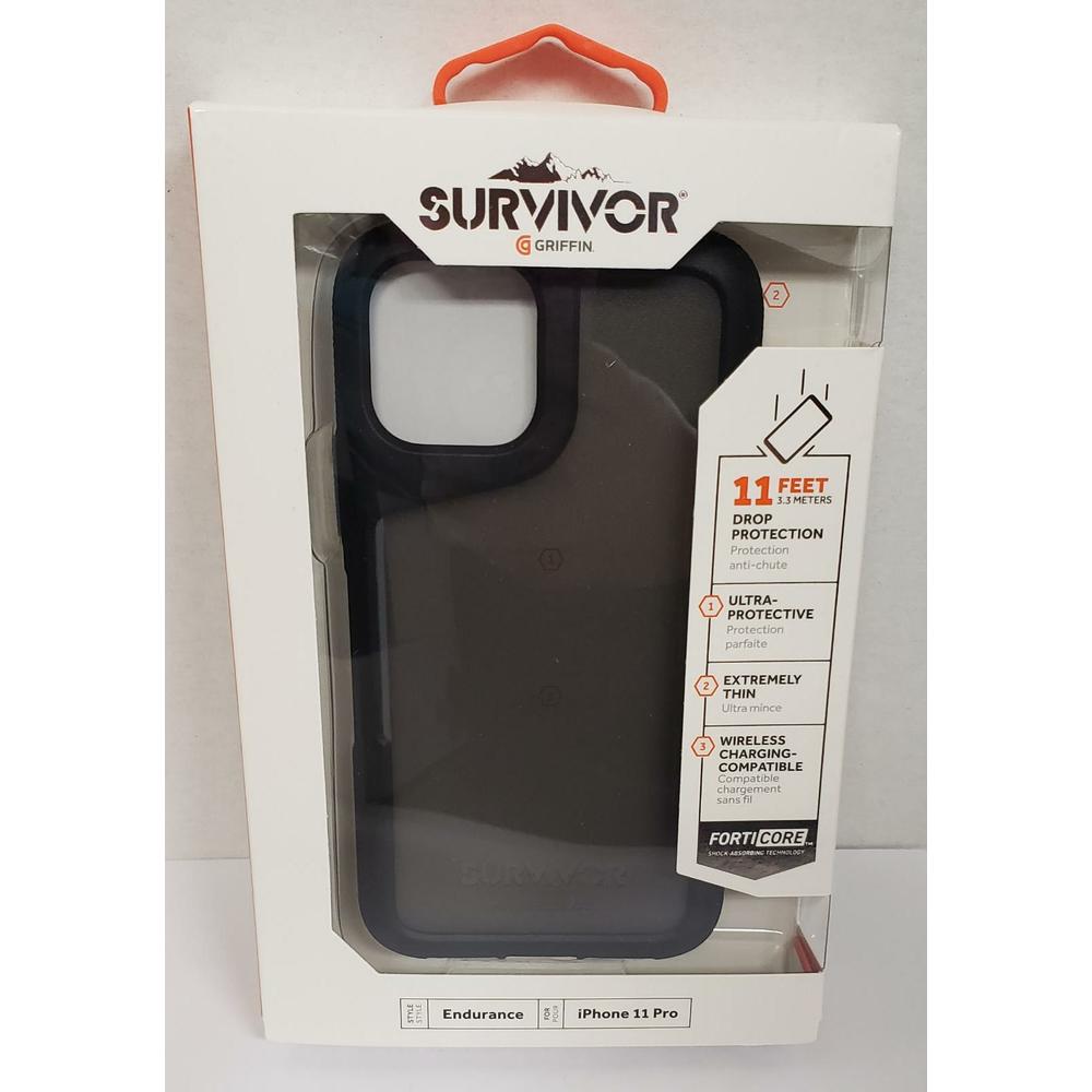 Griffin Survivor Endurance Protective Case  iPHONE 11 PRO - BLACK