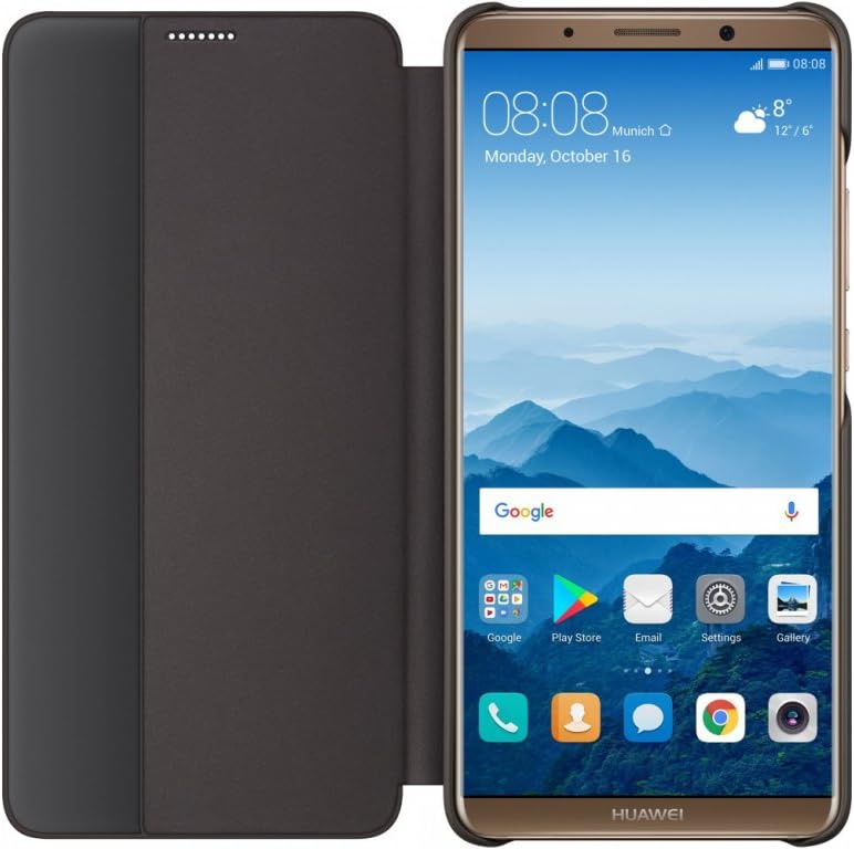 Huawei Mate 10 Pro Smart View Flip Case - Brown