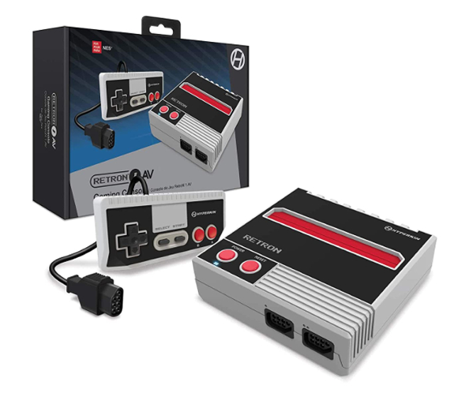 Hyperkin RetroN 1M07473-GR AV Gaming Console for NES (Gray) – NES
