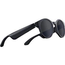 Razer Anzu Smart Glasses Round Frame Bundle with Blue Light Filter and Polarized Lenses - Black Series:Round Medium
