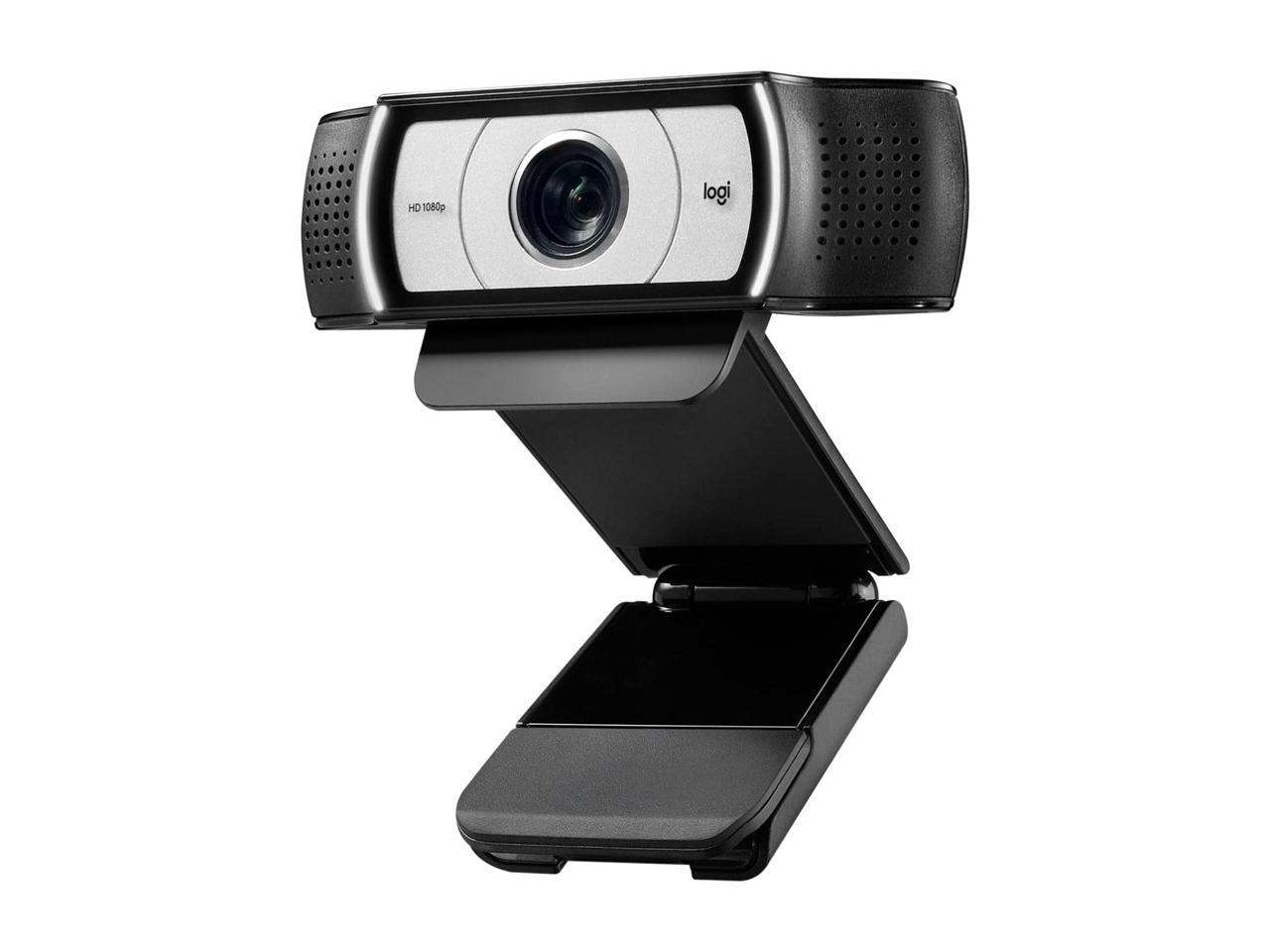 Logitech C930s Pro HD 1080 Webcam for Laptops with Ultra Wide Angle 960-001070 Black