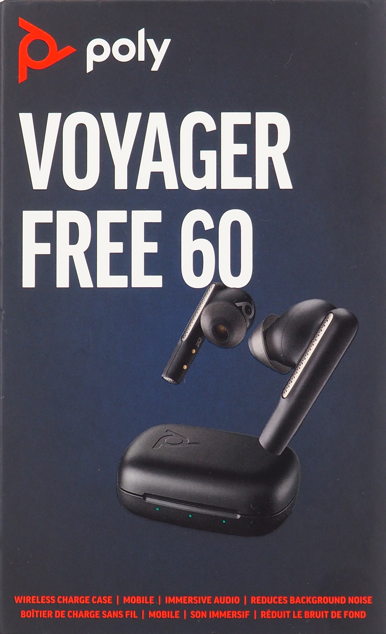 Poly - formerly Plantronics - Voyager Free 60 True Wireless Earbuds with Active Noise Canceling  Voyager Free 60 - Black