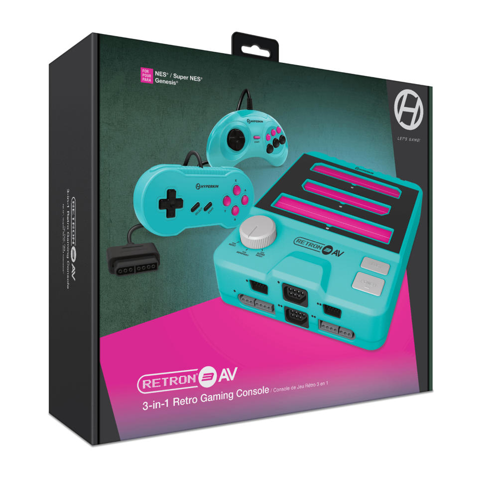 Hyperkin RetroN 3 AV Console for NES, SNES,Super Famicom, Genesis/Mega ...
