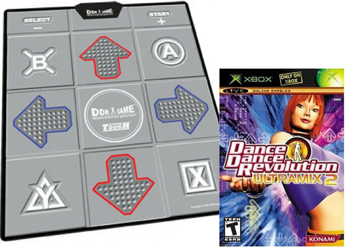 Hyperkin Ddr Bundle Xbox Ultra Mix 2 Game Tough Nonslip Dance Pad 4 Pc Wii Ps2 Ps1 Xbox Hyperkin Ddr Bundle Xbox Ultra Mix 2 Game Tough Nonslip Dance Pad 4 Pc Wii Ps2 Ps1 Xbox
