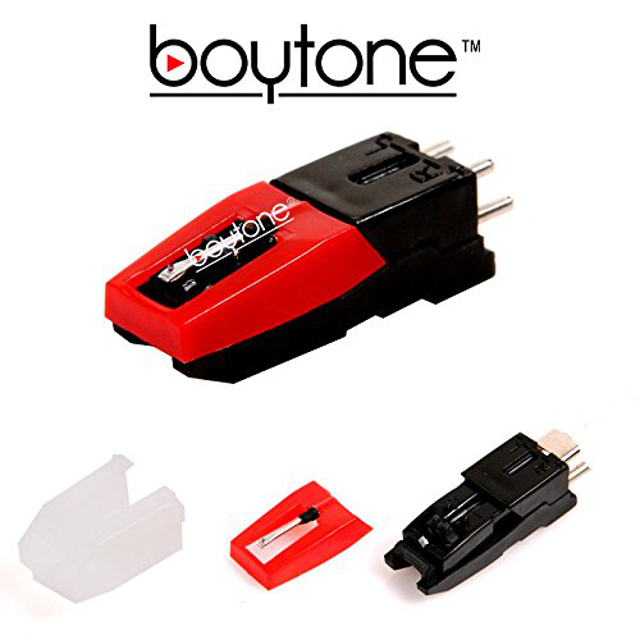 Boytone Stylus - Cartridge with ceramic needle for most turntable record players