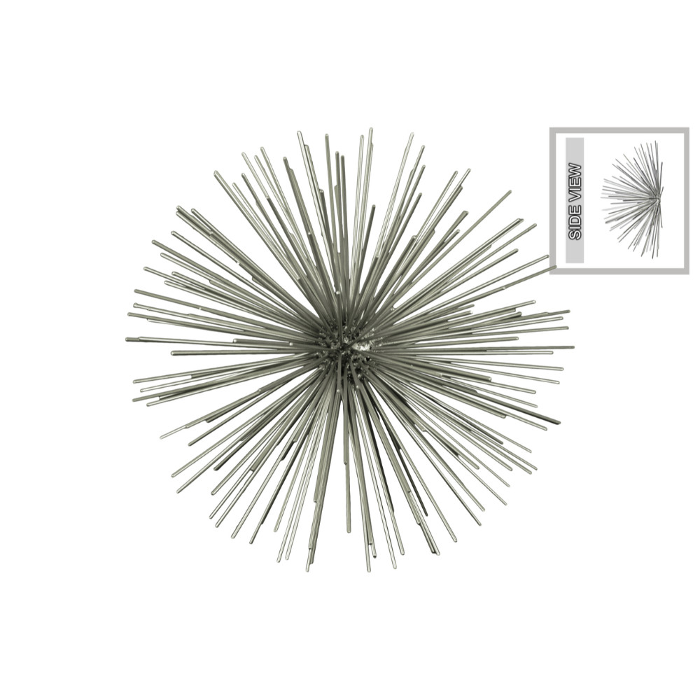 Large Coastal Sea Urchin Ornamental Wall Decor Sculpture Benzara