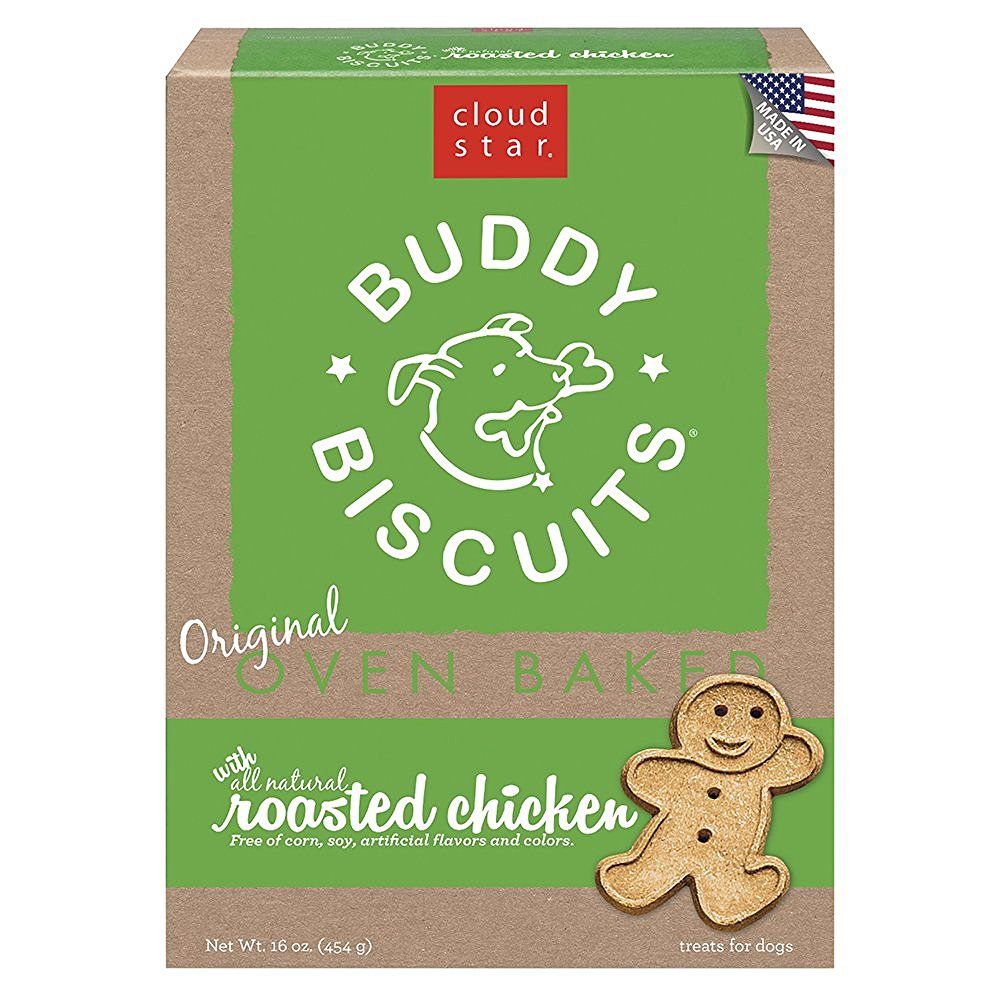 Multiple Cloud Star Buddy Biscuits Original Oven Baked Dog Treats, Roasted Chicken.