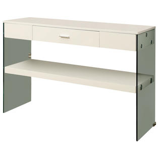 Furniture Of America Raya Contemporary White Sofa Table