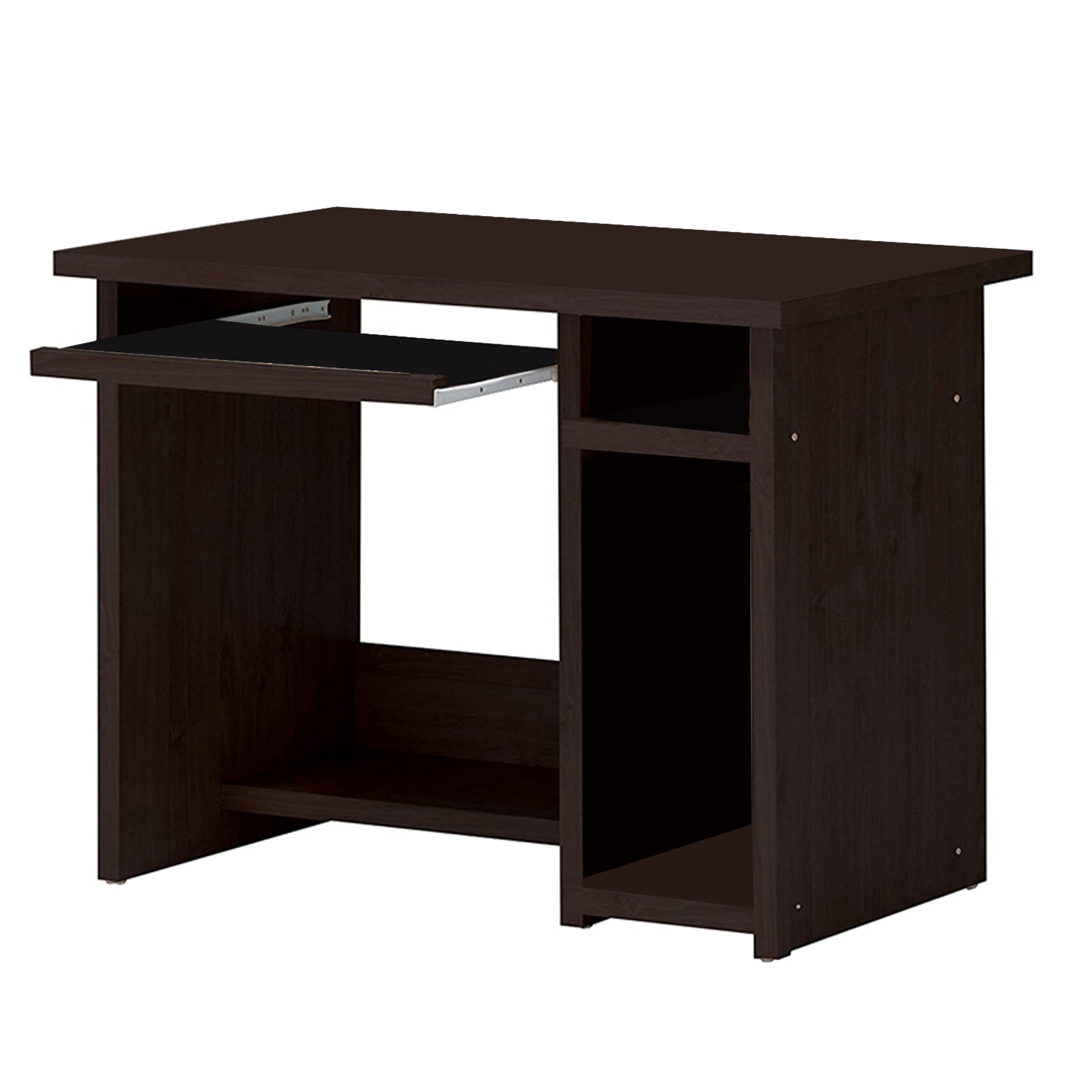 Espresso Computer Desk With Hutch Acme United Espresso Finish Wood Computer Desk And Hutch With Slide Out Keyboard Tray