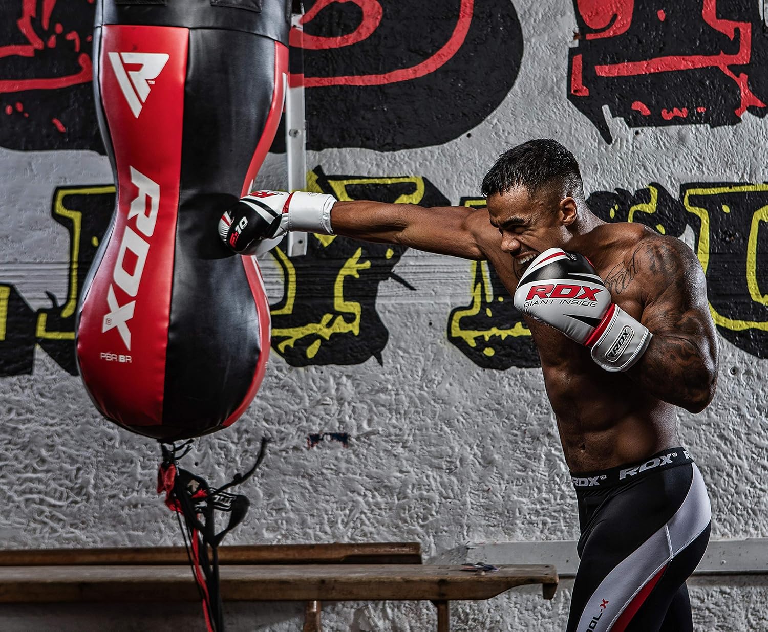Rdx Heavy Uppercut Body Punch Bag Boxing Gloves Unfilled Mma