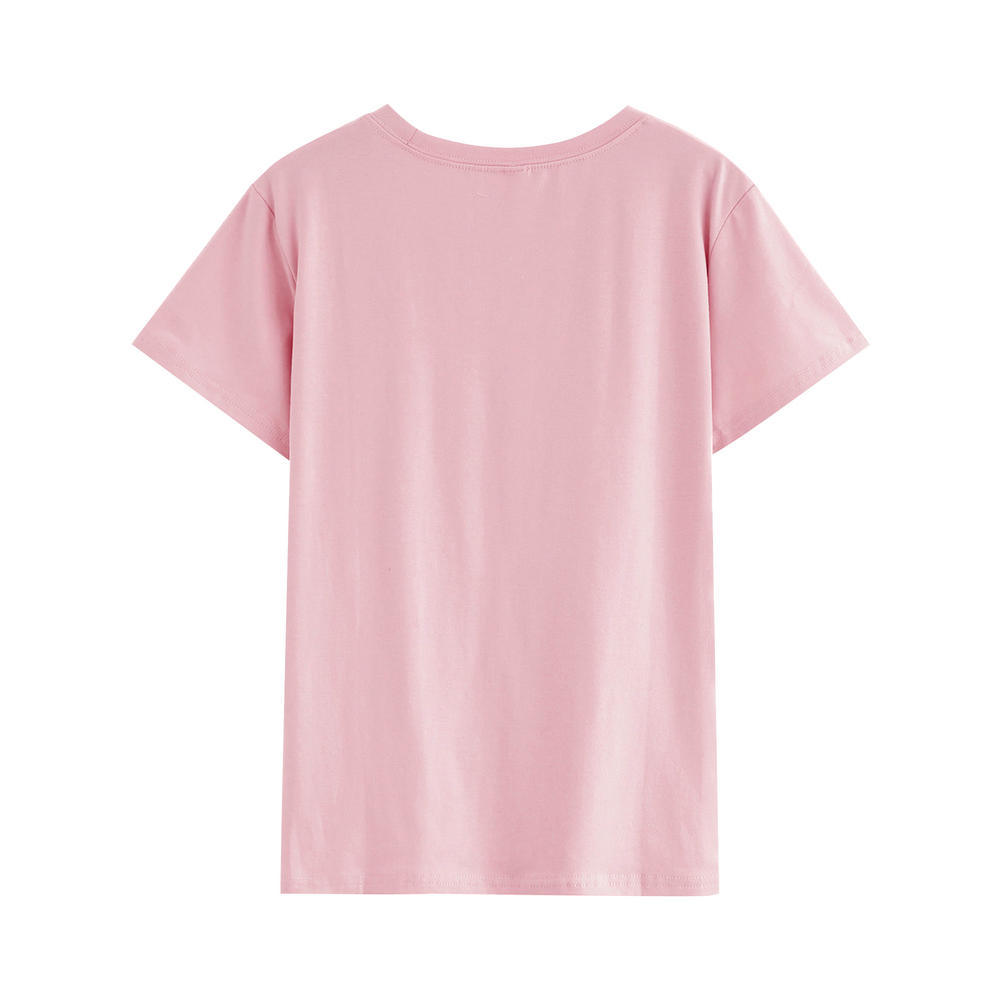 Zxzy Women Pink Ribbon Breast Cancer Awareness Tee Shirts