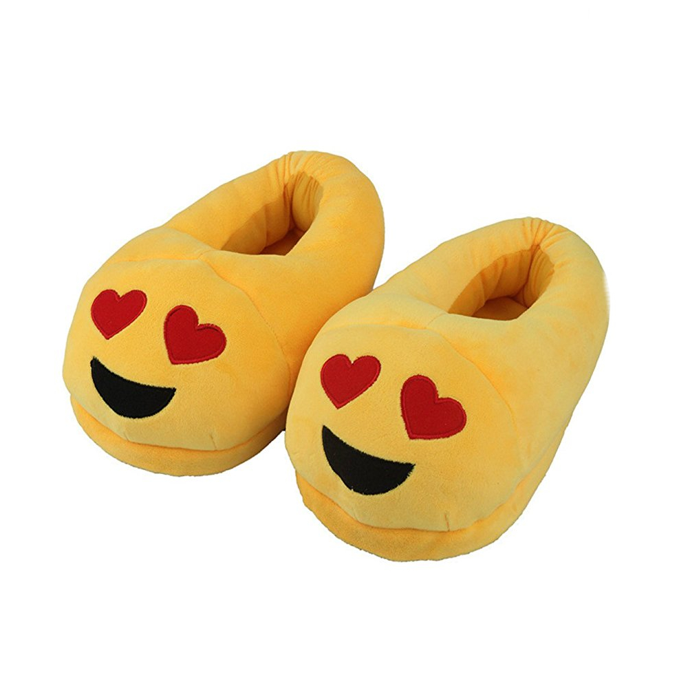 Slipper Socks Heaven Usa Women S Slippers Sears Heaven Usa Stuffed Love Smilie Emoji Bedroom Slippers Soft Comfortable Textured No Slip Heel Cute
