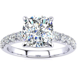 Superjeweler 2 80 Carat Traditional Diamond Engagement Ring With 2