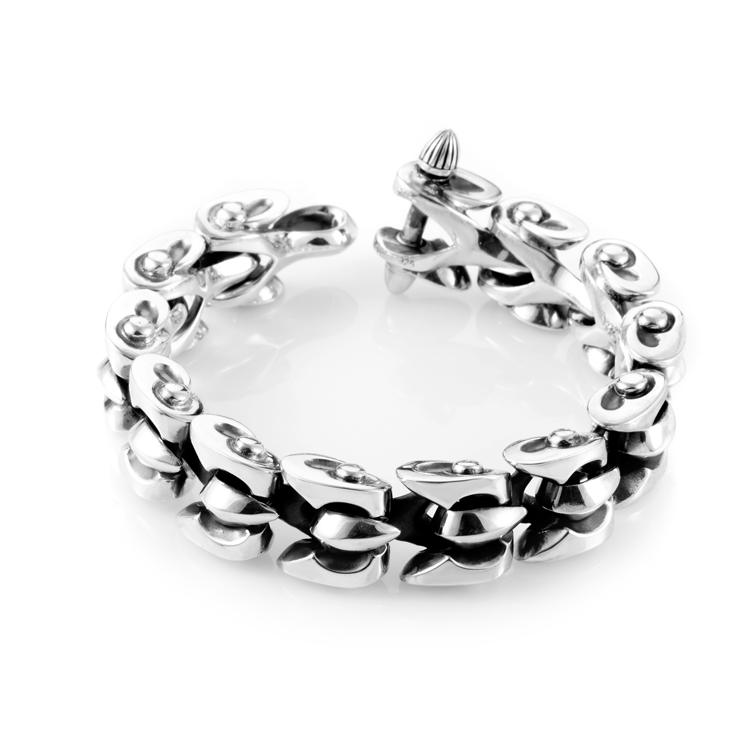Stephen Webster Thorn Sterling Silver Rivet Men S Bracelet 3005113 Stephen Webster Thorn Sterling Silver Rivet Men S Bracelet 3005113 1