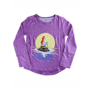 Disney Girls Princess Ariel The Little Mermaid Long Sleeve T Shirt Disney Girls Princess Ariel The Little Mermaid Long Sleeve T Shirt