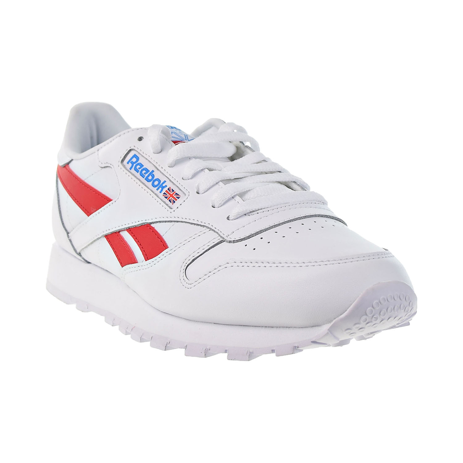 Reebok Classic Leather Men S Shoes White Vector Red Horizon Blue Fv6372 Reebok Classic Leather Men S Shoes White Vector Red Horizon Blue Fv6372