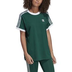 Adidas Women's 3 Stripes Tee Collegiate Green dv2590