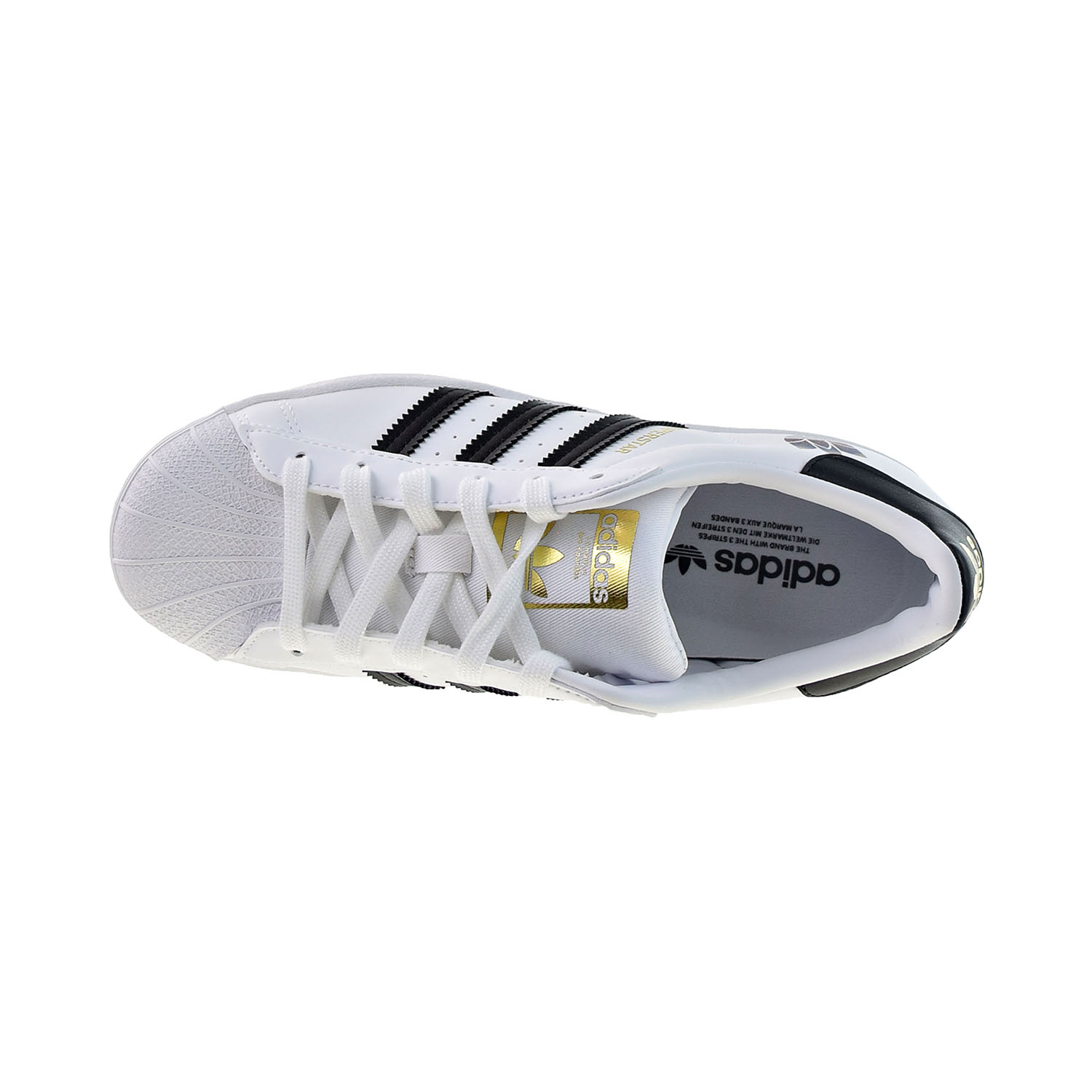 Adidas Superstar Women's Shoes Cloud White-Core Black-Gold Metallic fx8543
