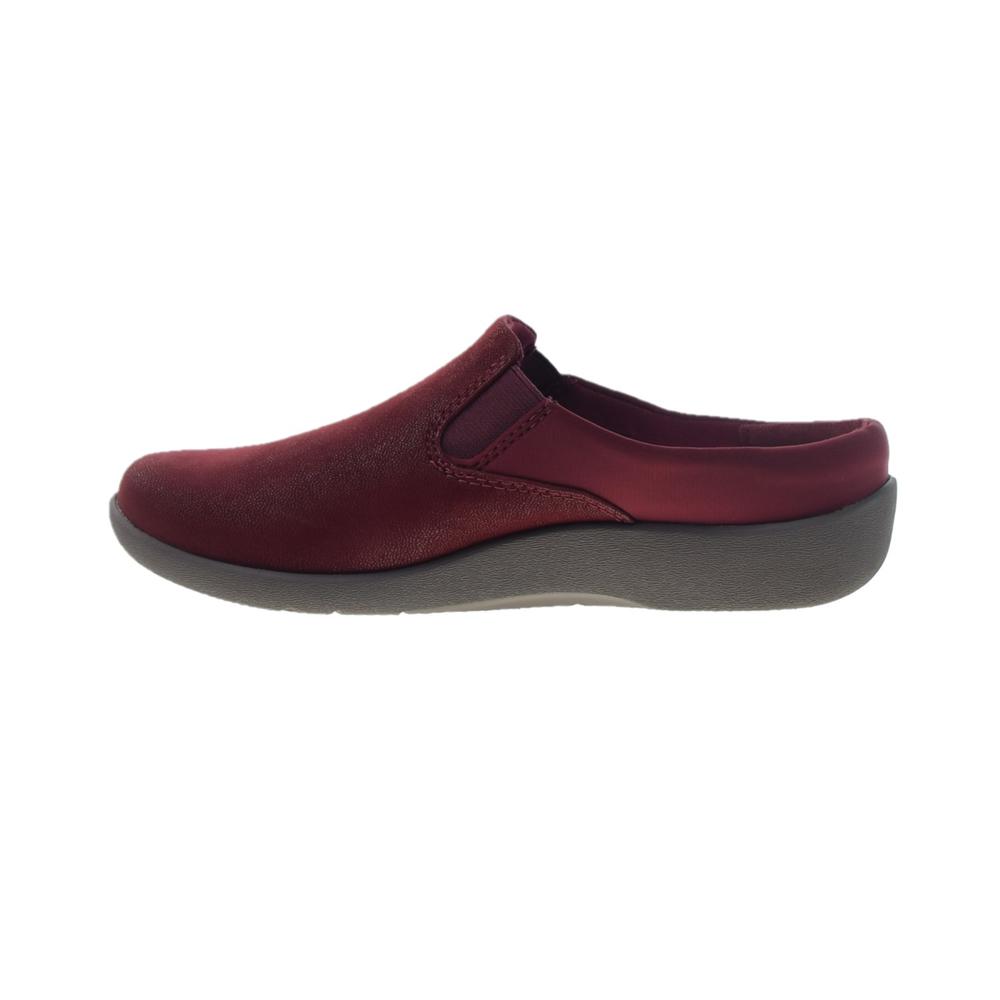 Clarks Sillian Wild Clog Women's Shoes Maroon 26147203