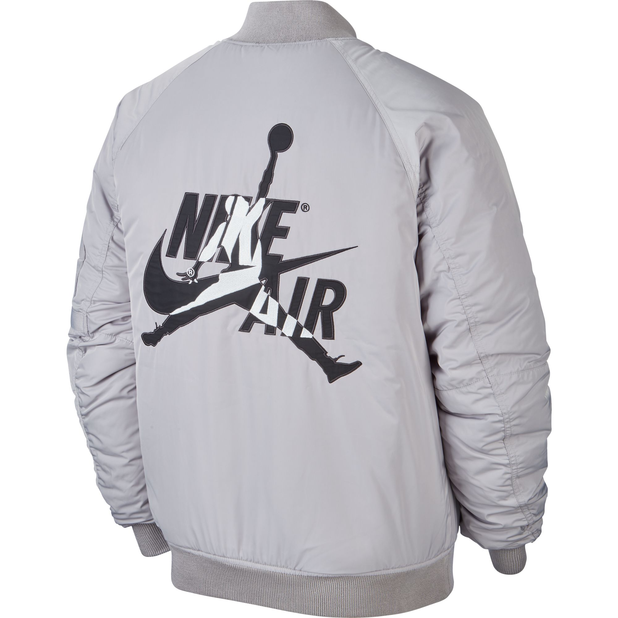Nike Air Jordan Ma 1 Wings Men S Bomber Jacket Grey Av2598 059 Nike Air Jordan Ma 1 Wings Men S Bomber Jacket Grey Av2598 059