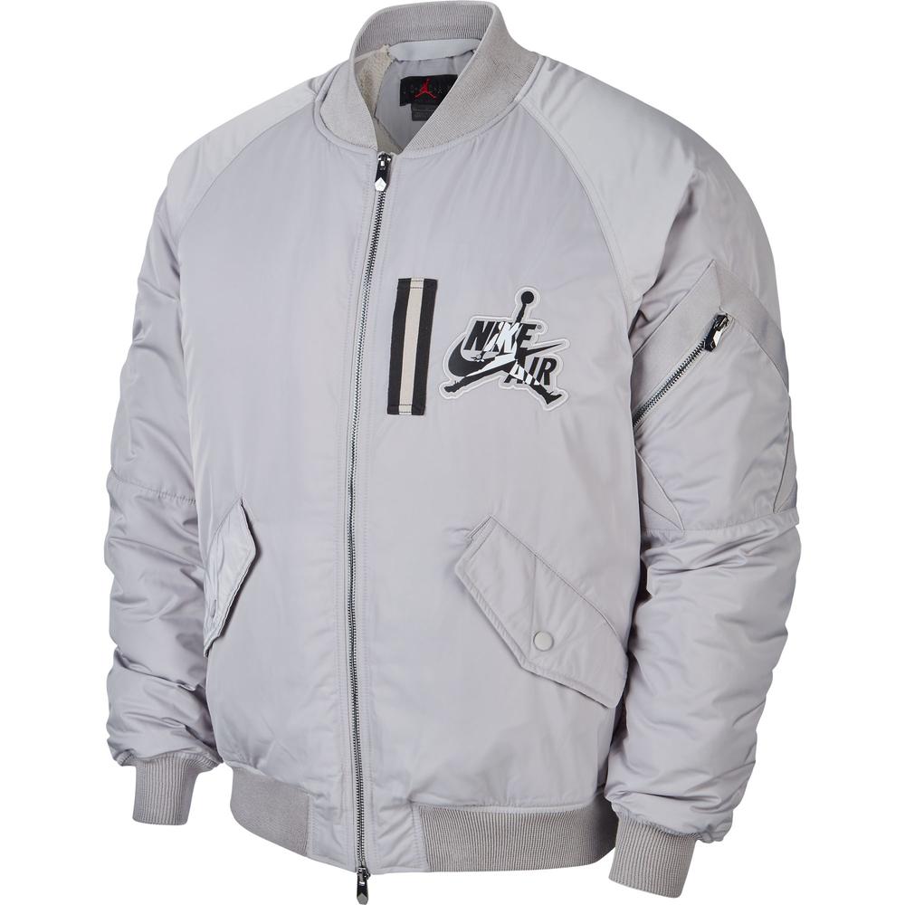 Nike Air Jordan Ma 1 Wings Men S Bomber Jacket Grey Av2598 059 Nike Air Jordan Ma 1 Wings Men S Bomber Jacket Grey Av2598 059