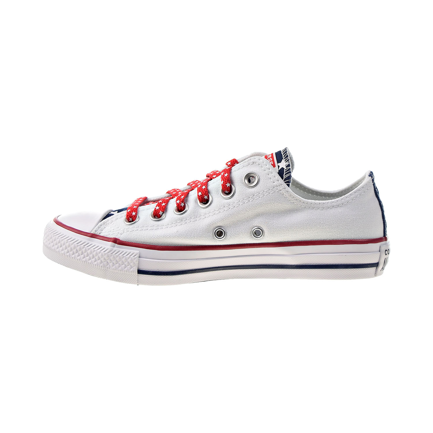 Converse Chuck Taylor All Star Ox Stars & Stripes Men's Shoes White-Red 170815f