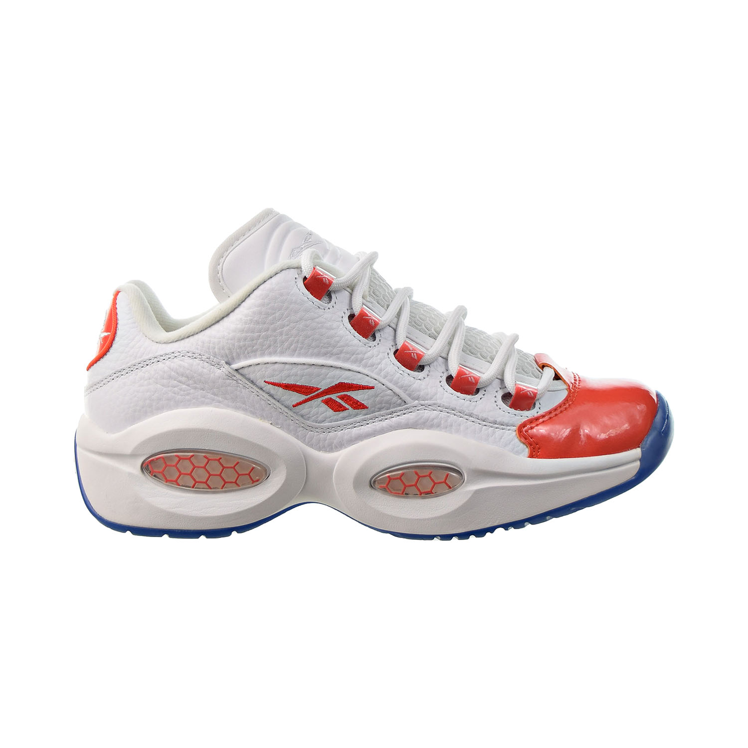 reebok orange and white